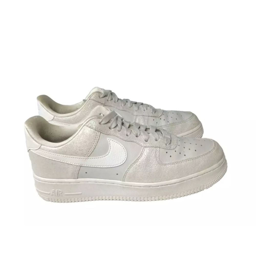 Nike Air Force 1 Low Light Bone Premium Shoes Women's Size 9.5 Sneakers